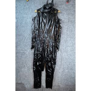 Dreamgirl Catwoman Cat Fight Superhero Costume Womens Large Black with Mask 9959